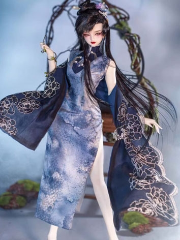 BJD Clothes Girl Cheongsam (Xiao Qingqing) for MSD/SD/SD16/70cm Size Ball-jointed Doll