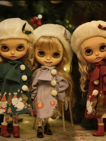 BJD Clothes Coat for OB27/Blythe/YOSD/MSD/SD16/SDGR Size Ball-jointed Doll