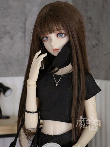 BJD Clothes Girl Black T-shirt for SD/MSD Ball-jointed Doll