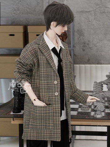 BJD Clothes Boy/Male Plaid ...