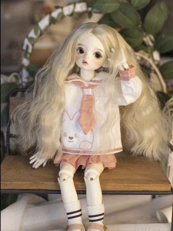BJD Wig Long Curly Hair for SD/MSD/YOSD Size Ball-jointed Doll