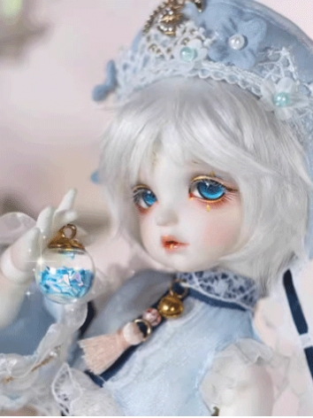 BJD Wig White Short Hair for YOSD Size Ball-jointed Doll
