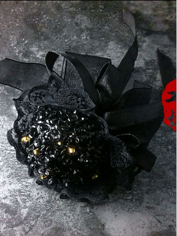 BJD Accessories Luxury Black Rose for Blythe size Ball Jointed Doll