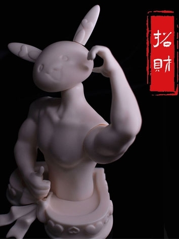 BJD Man Bust Stand Fortune Rabbit for MSD Size Ball Jointed Doll