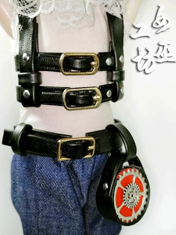 BJD Leather Waist Bag Shoulder Belt for SD/MSD/YOSD/Blythe Ball-jointed doll