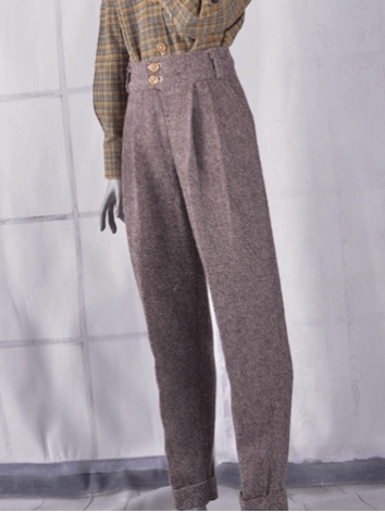 BJD Clothes Male Trousers Casual British Pants for MSD/SD/70cm/75cm Size Ball-jointed Doll