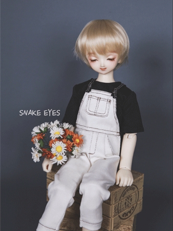 BJD Clothes Boy Suspender Trousers T-shirt for MSD Ball-jointed Doll
