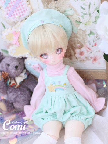 BJD Clothes Macaron Pumpkin Suit for MDD/MSD Size Ball-jointed Doll