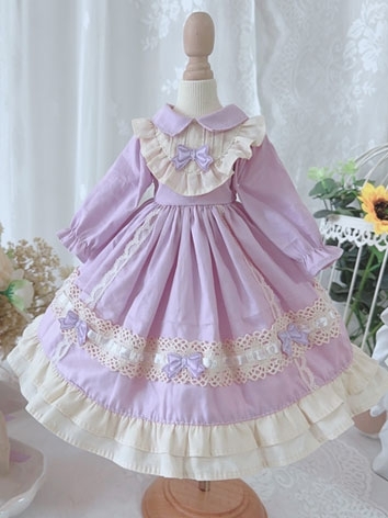 BJD Clothes Purple Wesern Style Dress Set for SD/MSD/YOSD/BLYTHE Size Ball Jointed Doll