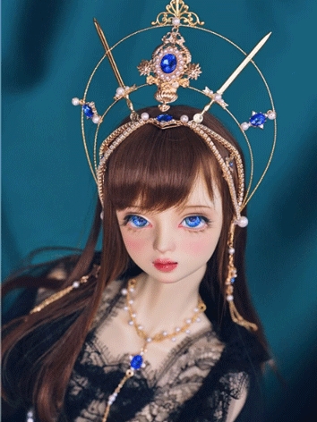 BJD Doll Accessories Goddess Hair Accessory Necklace Earrings for SD Ball Jointed Doll