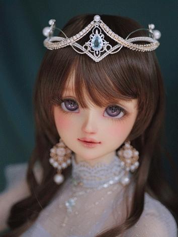 BJD Doll Accessories Crown Neclace Earrings for SD Ball Jointed Doll