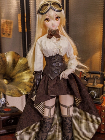 BJD Clothes Steampunk Dress Suit for DDDY-DDL Size Ball Jointed Doll