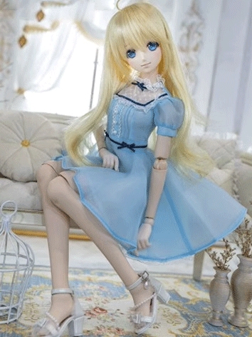 BJD Clothes Elegant Light Blue Dress for SD Size Ball Jointed Doll