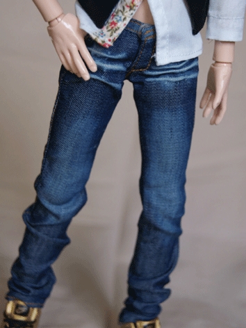 BJD Clothes Male Jeans for OB27 Size Ball-jointed Doll