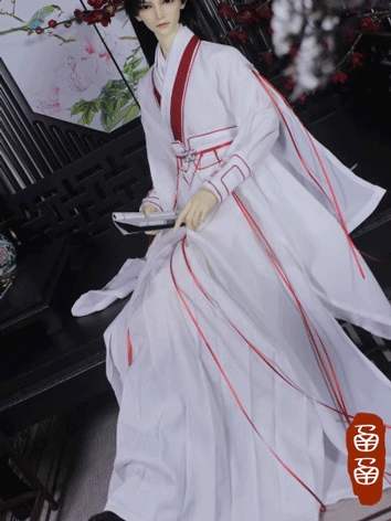 BJD Clothes Male Ancient Suit for Loongsoul73 Size Ball-jointed Doll
