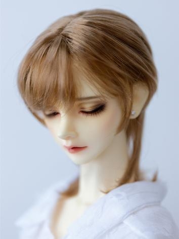 BJD Wig Boy/Girl Mid-length Hair for SD/MSD/YOSD Size Ball-jointed Doll