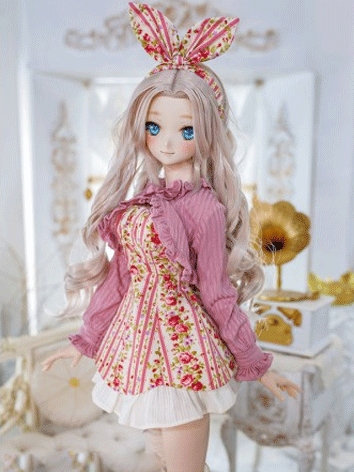 BJD Clothes Pink Garden Dress Suit for SD Size Ball Jointed Doll