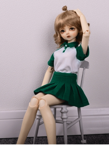 BJD Clothes Girl Summer School Uniform for YOSD/MSD/SD Size Ball Jointed Doll