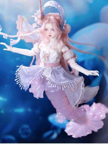 BJD Fullset Pink Mermaid Coraline 61.6cm Ball-jointed Doll