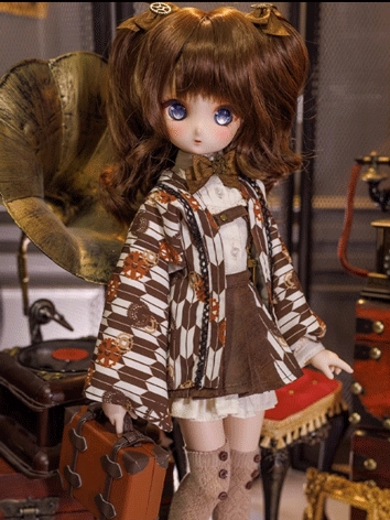 BJD Clothes Punk Dress Suit for MDD/MSD Size Ball Jointed Doll
