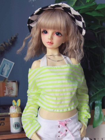 BJD Clothes Casual Blouse Shorts for DD/MSD/MDD Size Ball-jointed Doll
