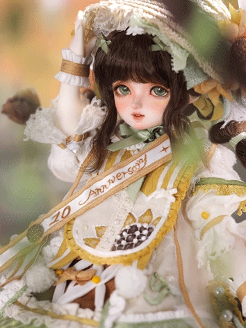 BJD Vincent's Flower Open Eyes Sunny 29cm Girl Ball-jointed Doll