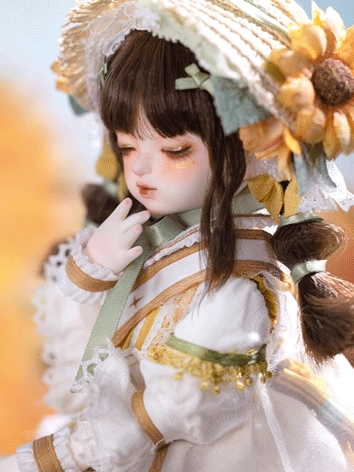 BJD Vincent's Flower Sealed Eyes Sunny 29cm Girl Ball-jointed Doll