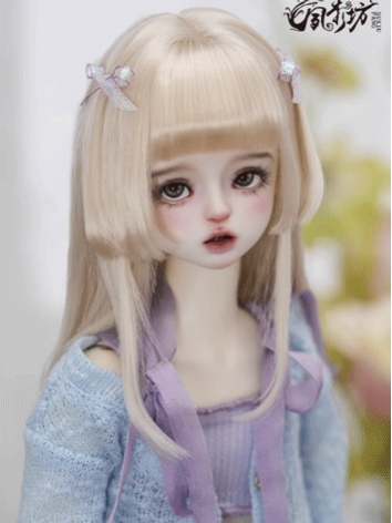 BJD Wig Style Wig Soft Hair for SD/MSD Size Ball-jointed Doll