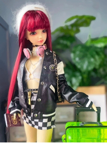 BJD Clothes Fashion Boyfriend Baseball Jacket for SD/MSD Size Ball-jointed Doll