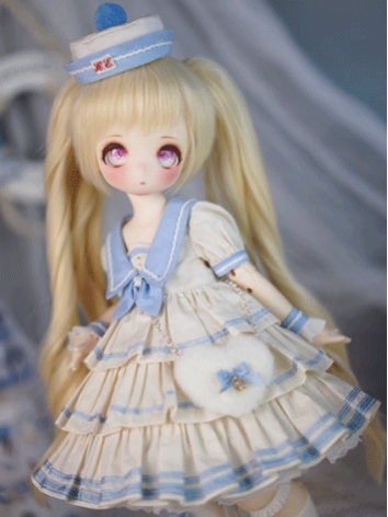 BJD Clothes Four Color Little Sailor Dress Suit for MSD Size Ball-jointed Doll