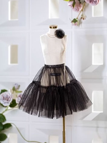 BJD Clothes Black Gauze Petticoat for SD/70cm Size Ball-jointed Doll