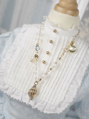 BJD Doll Conch Necklace Sweater Chain for SD/MSD Size Ball Jointed Doll