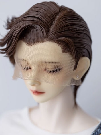 BJD Wig High Temperature Off Part Three Beauty Tips Style Wig for SD Size Ball Jointed Doll