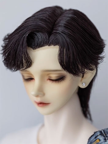 BJD Wig Wolf  Tail High Temperature Off Part One Beauty Tip Style Wig for SD Size Ball Jointed Doll