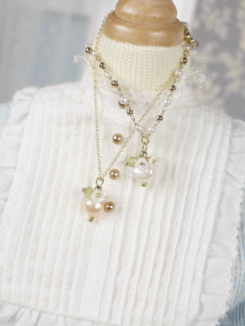 BJD Doll Peal Flower Necklace Collarbone Chain for SD/MSD Size Ball Jointed Doll