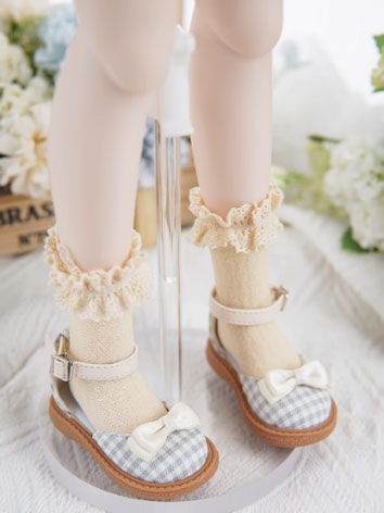 BJD Shoes Girl 1/4 Round Head Sandal Soft Sole Shoes for MSD/MDD Ball-jointed Doll