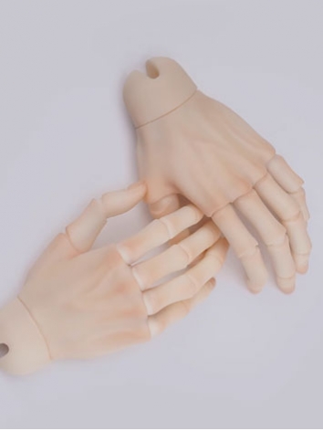 BJD Ball Jointed Hands for 75cm HB-75-01T-03 Male Ball Jointed Doll