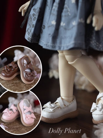 BJD Shoes Bowknot Cute Lolita Shoes for MSD/YOSD Size Ball-jointed Doll