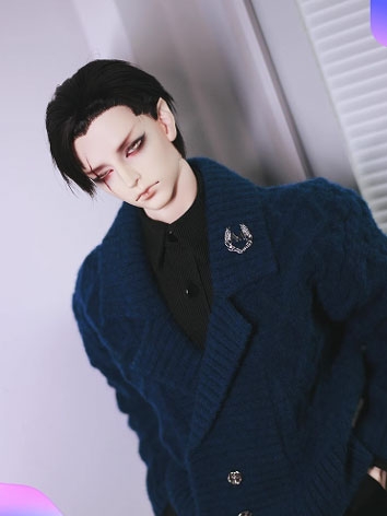 BJD Clothes Cardigan Knitwear Suit Style Sweater for HID ID75 70-73cm Size Ball-jointed Doll