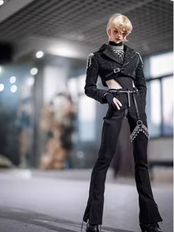BJD Clothes Handsome Suit (Long Type) for POPO68 73 ID75 SD Size Ball-jointed Doll