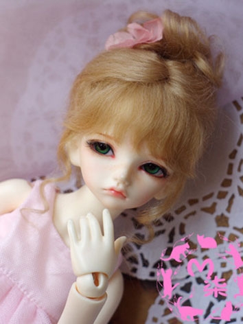 BJD Wig Brown Mohair for SD/MSD/YOSD Size Ball-jointed Doll