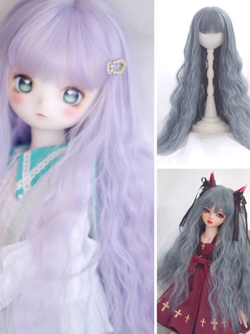 BJD Wig Long Curly High Temperature Hair for SD/MSD/YOSD Size Ball-jointed Doll