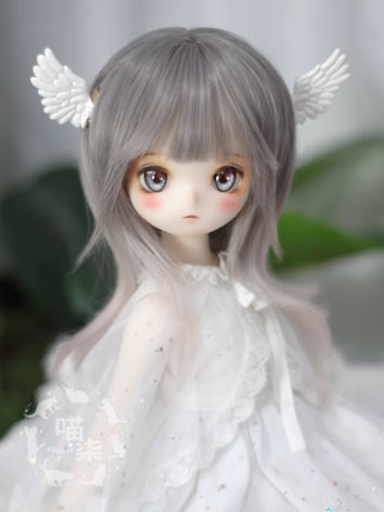 BJD Wig Gradient Color Long High Temperature Hair for SD/MSD/YOSD Size Ball-jointed Doll