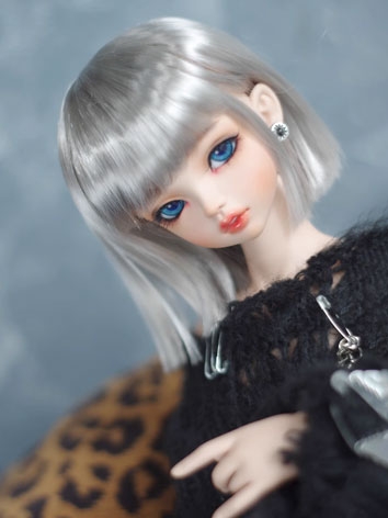 BJD Wig Student Short Milk Hair for SD/MSD/YOSD Size Ball-jointed Doll
