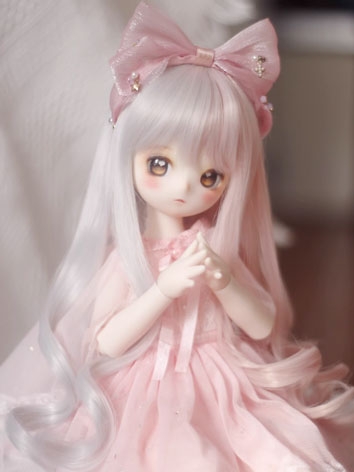 BJD Wig Long High Temperature Hair for SD/MSD Size Ball-jointed Doll