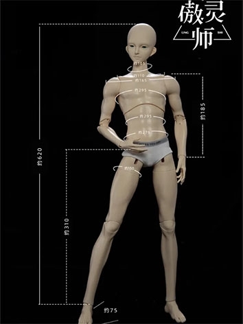 BJD SD Spirit Master (Ao Ling Shi)62cm Boy Body Ball-jointed Doll