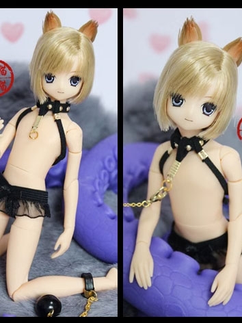 BJD Clothes Girl Lace Underpants Choker Towline Suit for YOSD Ball-jointed Doll