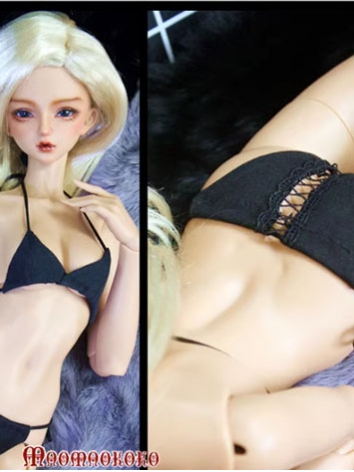 BJD Clothes Girl  Black Swimsuit for 1/3 1/4 Ball-jointed Doll