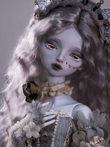 BJD Corpse Bride Maroon 43cm Girl Ball Jointed Doll