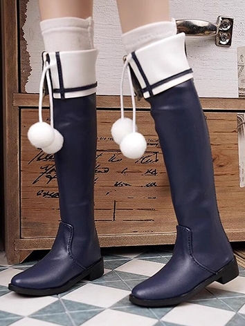 BJD Shoes Over-the-knee Boots Shoes for MSD MDD Size Ball-jointed Doll